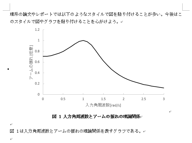 Excel 07 理系の論文スタイルでの Excel グラフの Word への貼りつけ